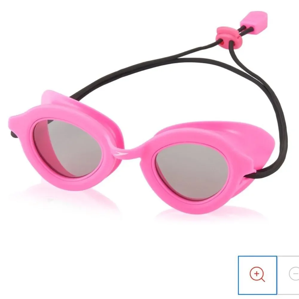 Speedo Kids Sunny G Sea Shells Goggles NEW Pink Ages 3-8 Bungee Strap